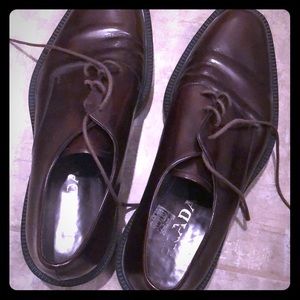 Prada platform shoes